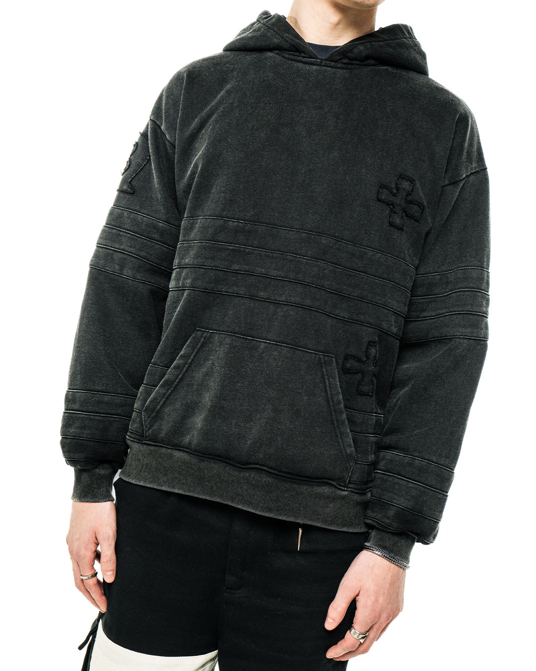 COMPANY HOODIE on-body front view