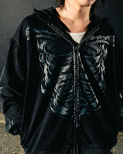 SUSANOO HOODIE on-body detail view