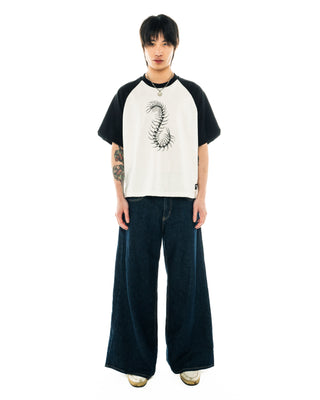 Centipede Tee front fit on model